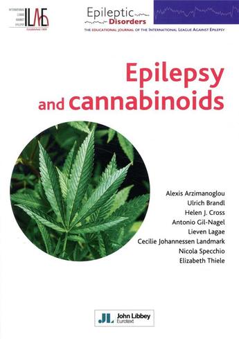 Couverture du livre « Epilepsy and cannabinoids » de Alexis Arzimanoglou aux éditions John Libbey