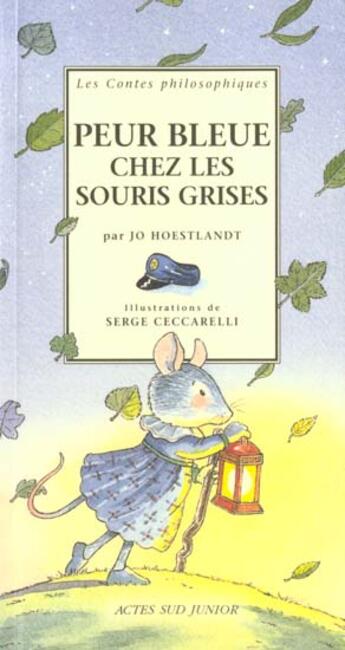Couverture du livre « Peur bleue chez les souris grises » de Hoestlandt aux éditions Actes Sud