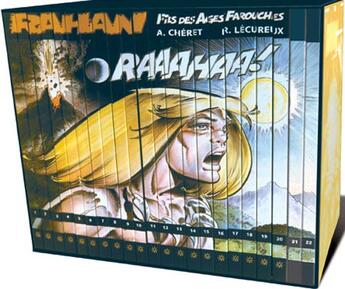 Couverture du livre « Rahan ; COFFRET T.1 A T.22 » de Roger Lecureux et Andre Cheret aux éditions Soleil