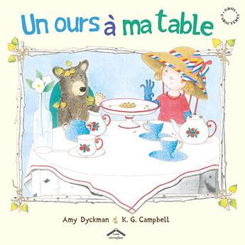 Couverture du livre « Ours a ma table gc (gros caracteres)(un) » de Dyckman Amy aux éditions Circonflexe