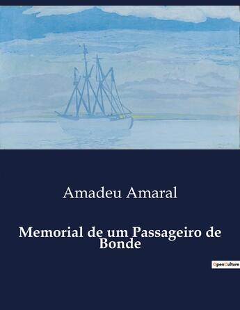 Couverture du livre « Memorial de um Passageiro de Bonde » de Amadeu Amaral aux éditions Culturea