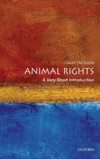 Couverture du livre « Animal Rights: A Very Short Introduction » de Degrazia David aux éditions Oup Oxford