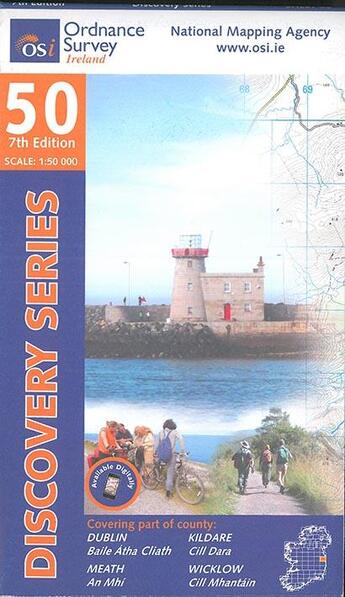 Couverture du livre « Dublin kildare meath & wicklow » de  aux éditions Ordnance Survey