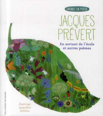 Couverture du livre « En sortant de l'école et autres poèmes » de Jacques Prévert aux éditions Gallimard-jeunesse