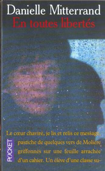 Couverture du livre « En Toutes Libertes » de Danielle Mitterrand aux éditions Pocket