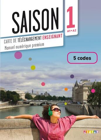 Couverture du livre « Saison 1 - Carte De Telechargement Numerique Enseignant - 5 Codes » de Cocton-M-N aux éditions Didier