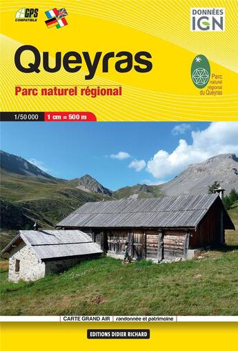 Couverture du livre « Queyras carte en poche » de  aux éditions Libris Richard