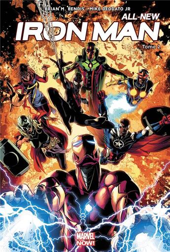 Couverture du livre « All-new Iron Man Tome 2 » de Mike Deodato et Brian Michael Bendis aux éditions Panini