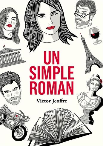 Couverture du livre « Un simple roman » de Victor Jeoffre aux éditions Bookelis