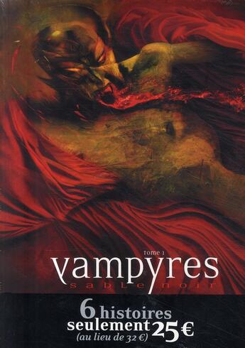 Couverture du livre « Vampyres ; coffret t.1 et t.2 ; sable noir » de  aux éditions Dupuis