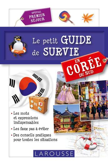 Couverture du livre « Guide de survie en Corée » de  aux éditions Larousse