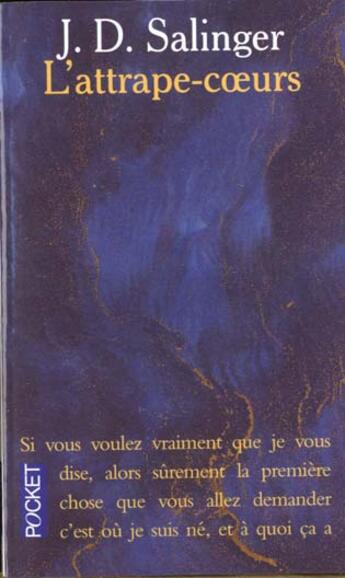 Couverture du livre « Attrape-Coeurs » de Jerome David Salinger aux éditions Pocket