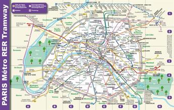 Couverture du livre « Paris Metro Rer Tramway » de  aux éditions Blay Foldex