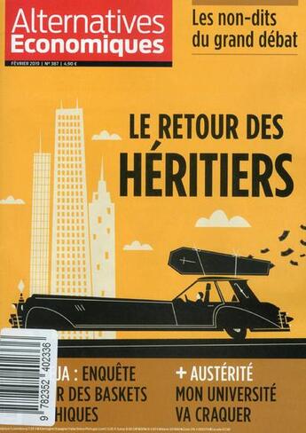 Couverture du livre « Alternatives economiques mensuel n 387 fevrier 2019 » de  aux éditions Alternatives Economiques