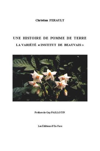 Couverture du livre « Une histoire de pomme de terre ; la variété 