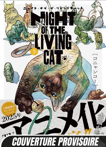 Couverture du livre « Nyaight of the Living Cat T05 » de Hawkman et Mecha-Roots aux éditions Mangetsu