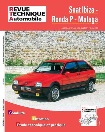 Couverture du livre « Seat ibiza, ronda p, malaga - essence (moteurs system porsche) » de Etai aux éditions Etai