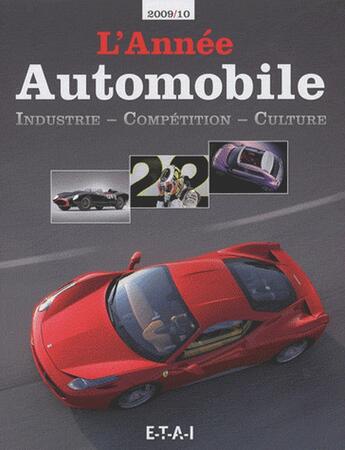 Couverture du livre « L'année automobile t.57 : 2009/2010 » de  aux éditions Etai