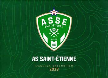 Couverture du livre « Agenda-calendrier Saint-Etienne (édition 2023) » de  aux éditions Hugo Sport