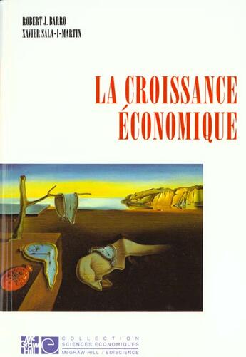 Couverture du livre « La Croissance Economique » de Barro/Sala-I-Martin aux éditions Dunod