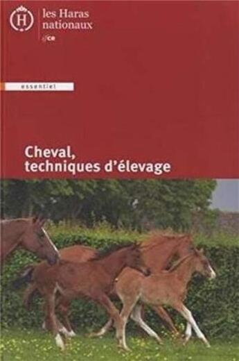 Couverture du livre « Cheval techniques d'élevage (5e édition) » de  aux éditions Ifce