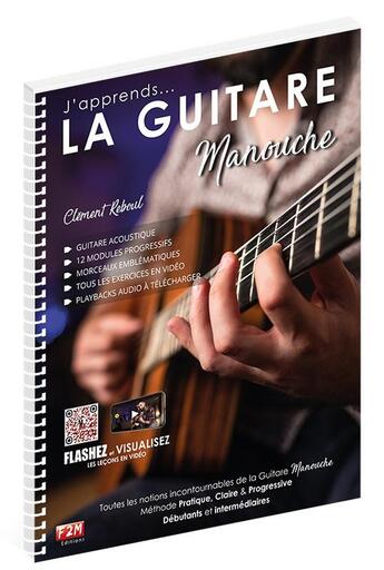 Couverture du livre « J'apprends la guitare manouche » de Clement Reboul aux éditions F2m