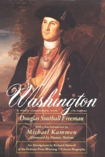 Couverture du livre « Washington » de Freeman Douglas Southall aux éditions Scribner