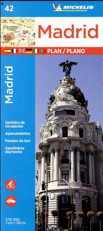 Couverture du livre « Plano madrid e indice » de Collectif Michelin aux éditions Michelin