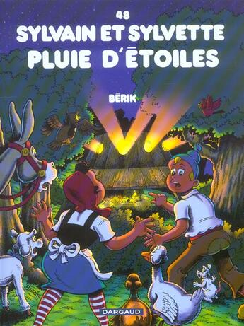 Couverture du livre « Sylvain et Sylvette Tome 48 : pluie d'étoiles » de Berik aux éditions Dargaud