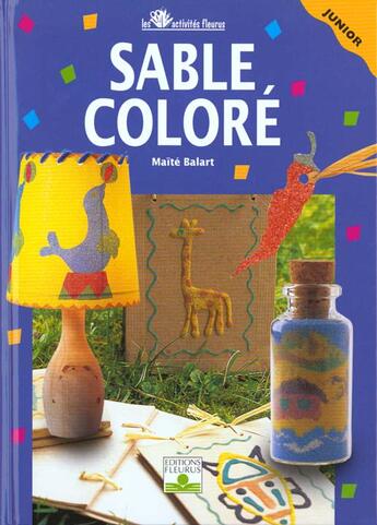 Couverture du livre « Sable colore » de Maite Balart aux éditions Fleurus