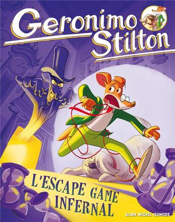 Couverture du livre « Spaghetto Tome 1 : l'escape game infernal » de Geronimo Stilton aux éditions Albin Michel