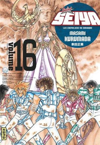 Couverture du livre « Saint seiya - deluxe (les chevaliers du zodiaque) - tome 16 » de Masami Kurumada aux éditions Kana