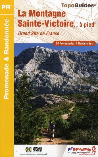 Couverture du livre « Pays de la montagne Sainte-Victoire à pied ; 13 - pr - p131 (édition 2010) » de  aux éditions Calvados