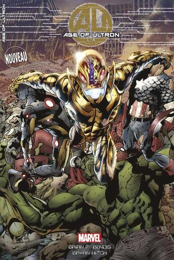 Couverture du livre « Age of ultron 1 » de Bryan Hitch aux éditions Panini Comics Mag