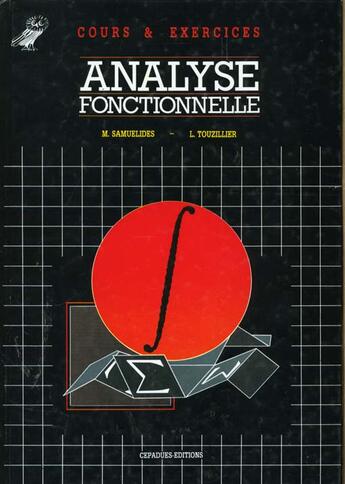 Couverture du livre « Analyse Fonctionnelle » de Manuel Samuelides aux éditions Cepadues