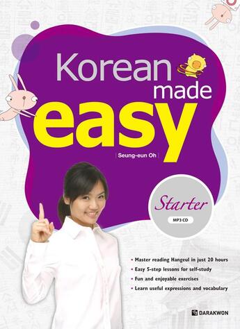 Couverture du livre « Korean made easy - starter (coeen - anglais) » de Seung-Eun Oh aux éditions Darakwon