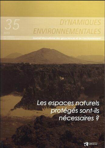 Couverture du livre « Espaces naturels proteges sont ils necessaires » de Bory/Baranyai G aux éditions Pu De Bordeaux