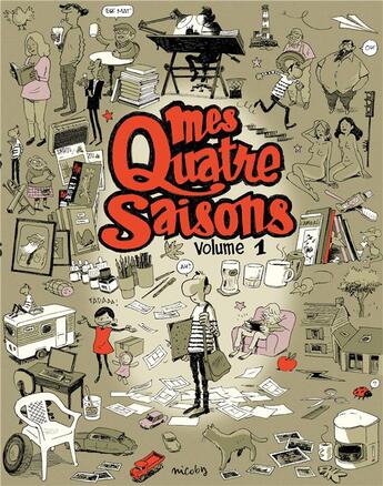 Couverture du livre « Mes quatre saisons Tome 1 » de Nicoby aux éditions Dupuis