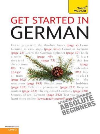 Couverture du livre « Get Started In German: Teach Yourself » de Mcnab Rosi aux éditions Hodder Education Digital