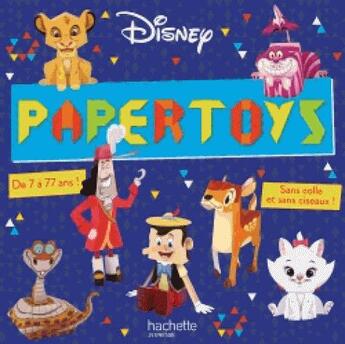 Couverture du livre « Disney, mon grand livre de papertoys » de  aux éditions Disney Hachette