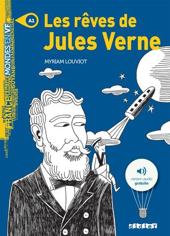 Couverture du livre « Les rêves de Jules Verne » de Louviot Myriam aux éditions Didier