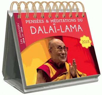 Couverture du livre « Calendrier ; almaniak pensées et méditations du Dalaï-Lama (édition 2018) » de  aux éditions Editions 365