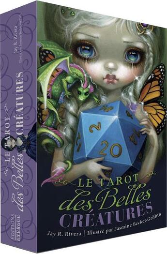 Couverture du livre « Le tarot des belles créatures : coffret » de Jasmine Becket-Griffith et Jay R. Rivera aux éditions Exergue