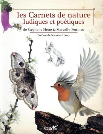 Couverture du livre « Les carnets de nature ludiques et poetiques » de Hette/Pettineo/Harry aux éditions Plume De Carotte