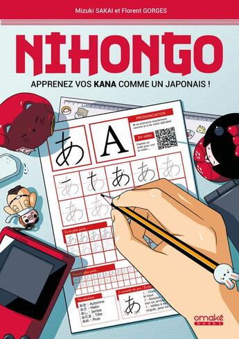 Couverture du livre « Nihongo - apprenez vos kana comme un japonais ! » de Gorges aux éditions Omake Books