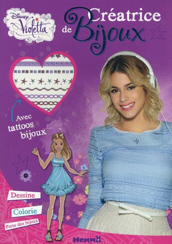 Couverture du livre « TATTOOS BIJOUX : Violetta : créatrice de bijoux » de Florine Thonnard aux éditions Hemma