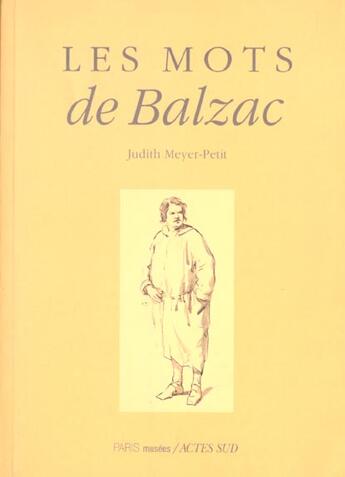 Couverture du livre « Les mots de balzac » de  aux éditions Actes Sud