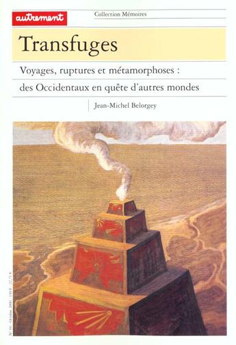 Couverture du livre « Transfuges » de Jean-Michel Belorgey aux éditions Autrement