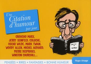 Couverture du livre « Une citation d'humour par jour (édition 2013) » de  aux éditions Hugo Image