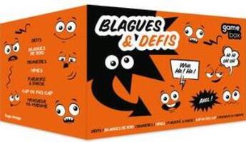 Couverture du livre « Game box blagues et defis » de  aux éditions Hugo Image